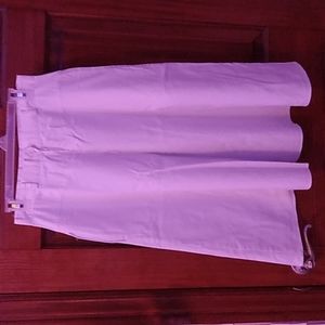 White Jean skirt